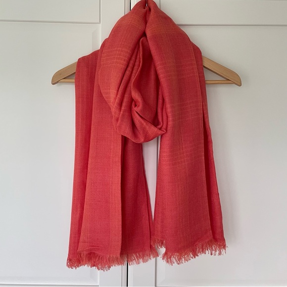 Lululemon Mudra Scarf, Atomic Red / Plum Peach, One Size - Picture 7 of 8